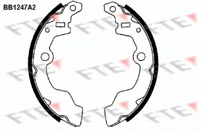 Комплект тормозных колодок FTE купить