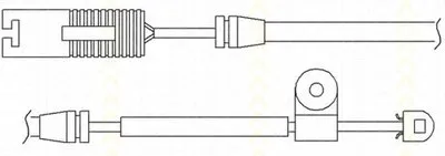 Сигнализатор, износ тормозных колодок TRISCAN купить