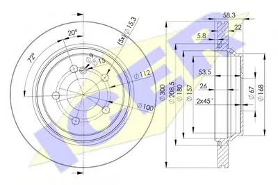 Тормозной диск ICER купить