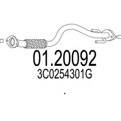 Труба выхлопного газа MTS купить