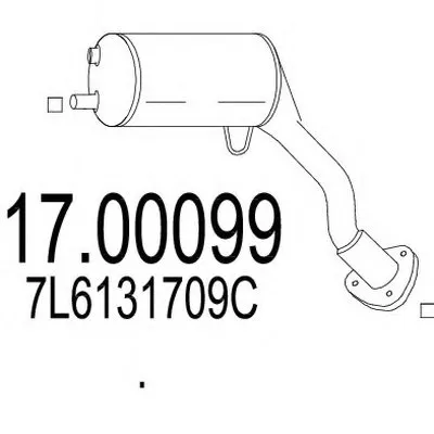 Сажевый / частичный фильтр, система выхлопа ОГ MTS купить