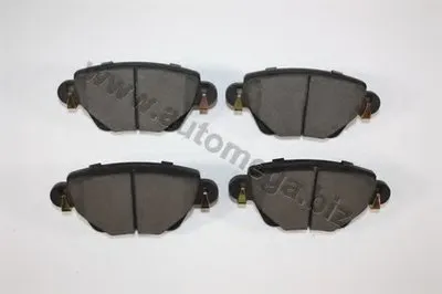 Комплект тормозных колодок, дисковый тормоз AutoMega Premium AUTOMEGA купить