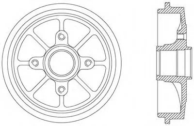 Тормозной барабан ADVANCE OPEN PARTS купить