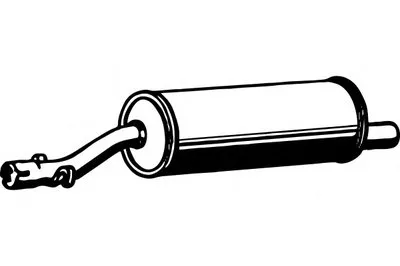 Средний глушитель выхлопных газов FENNO купить