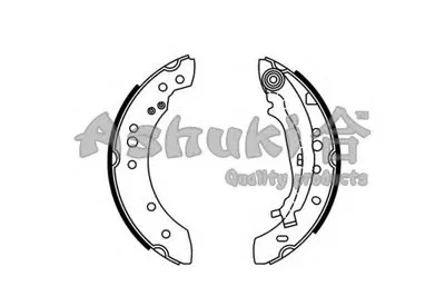 Комплект тормозных колодок ASHUKI купить