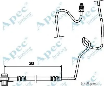 Тормозной шланг APEC braking купить