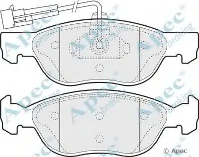 Комплект тормозных колодок, дисковый тормоз APEC braking купить