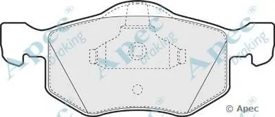 Комплект тормозных колодок, дисковый тормоз APEC braking купить