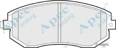 Комплект тормозных колодок, дисковый тормоз APEC braking купить