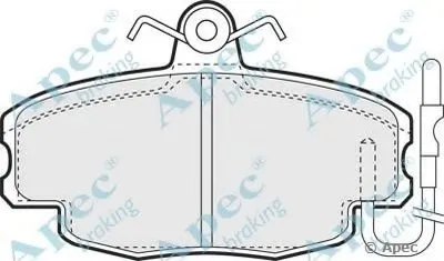 Комплект тормозных колодок, дисковый тормоз APEC braking купить
