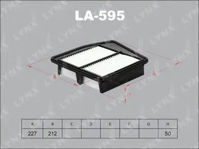 Воздушный фильтр LYNXauto купить