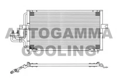 Конденсатор, кондиционер AUTOGAMMA купить