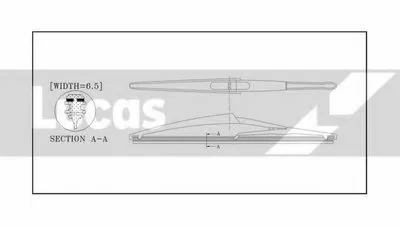 Щетка стеклоочистителя LUCAS ELECTRICAL купить