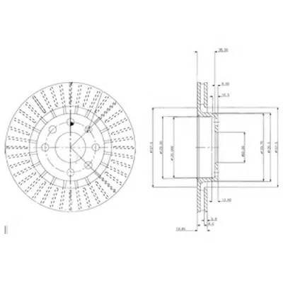 Тормозной диск DELPHI купить