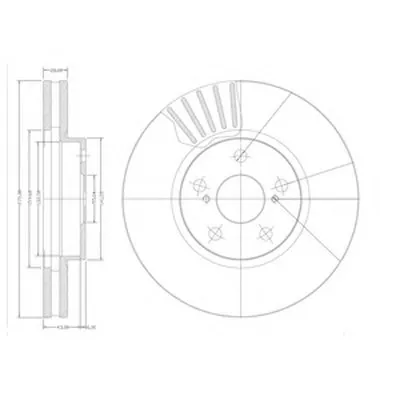 Тормозной диск DELPHI купить