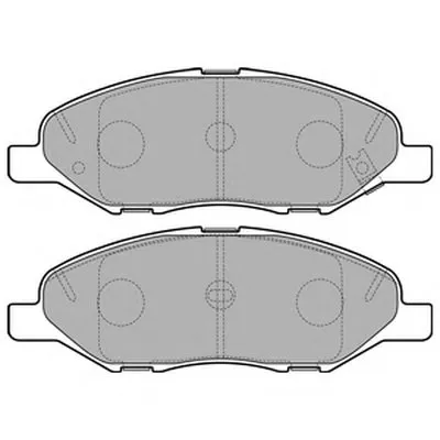 Комплект тормозных колодок, дисковый тормоз DELPHI купить