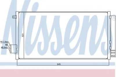 Конденсатор, кондиционер NISSENS купить