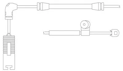 Сигнализатор, износ тормозных колодок KAWE купить