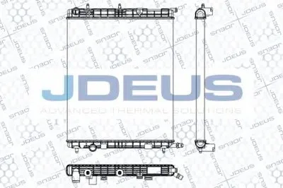 Радиатор, охлаждение двигателя JDEUS купить