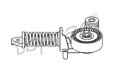 Натяжной ролик, поликлиновой  ремень PREMIUM BRAND TOPRAN купить