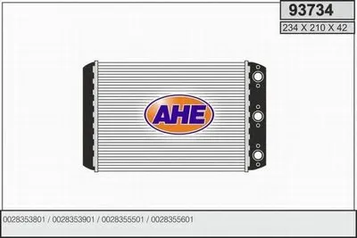 Теплообменник, отопление салона AHE купить