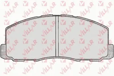 Комплект тормозных колодок, дисковый тормоз VILLAR купить