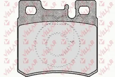Комплект тормозных колодок, дисковый тормоз VILLAR купить