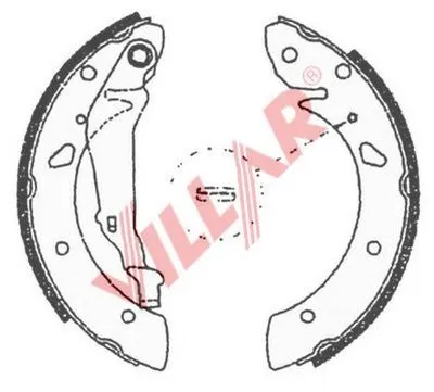 Комплект тормозных колодок VILLAR купить