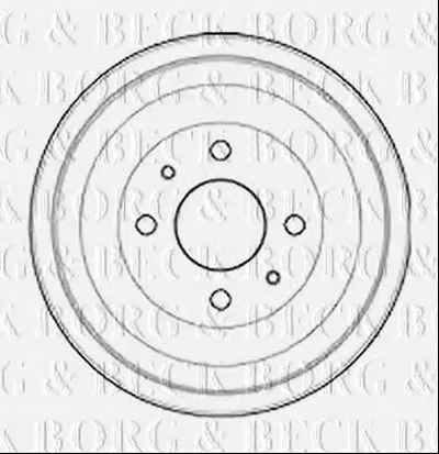 Тормозной барабан BORG & BECK купить