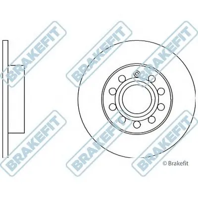 Тормозной диск Brake Fit APEC braking купить