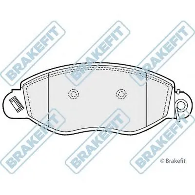 Комплект тормозных колодок, дисковый тормоз Brake Fit APEC braking купить