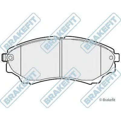 Комплект тормозных колодок, дисковый тормоз Brake Fit APEC braking купить
