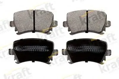Комплект тормозных колодок, дисковый тормоз KRAFT AUTOMOTIVE купить