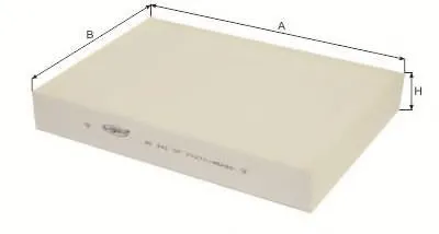 Фильтр, воздух во внутренном пространстве Cabin filter (Standart) for NISSAN GOODWILL купить