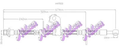 Тормозной шланг BROVEX-NELSON купить