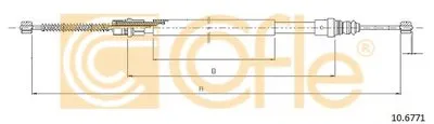Трос, стояночная тормозная система COFLE купить