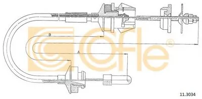 Тросик сцепления COFLE купить