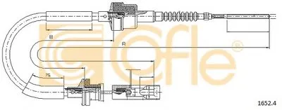 Тросик сцепления COFLE купить