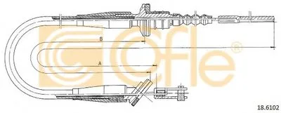 Тросик сцепления COFLE купить