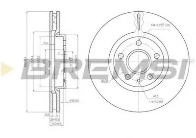 Тормозной диск BREMSI купить