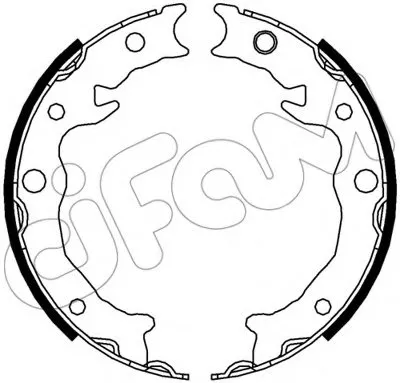 Комплект тормозных колодок, стояночная тормозная система CIFAM купить