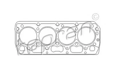 Прокладка, головка цилиндра TOPRAN купить
