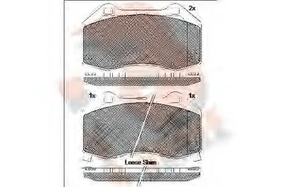 Комплект тормозных колодок, дисковый тормоз R BRAKE купить