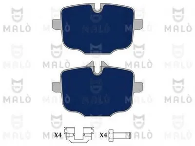 Комплект тормозных колодок, дисковый тормоз MALÒ купить