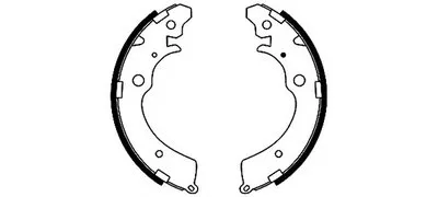Комплект тормозных колодок HELLA купить