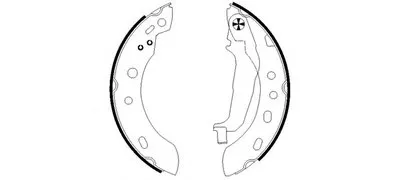 Комплект тормозных колодок HELLA купить