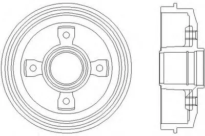 Тормозной барабан HELLA купить