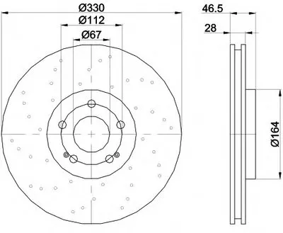 Тормозной диск PRO TEXTAR купить