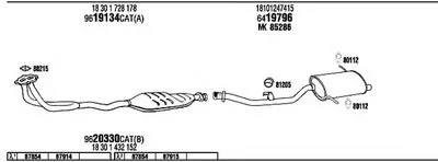 Система выпуска ОГ WALKER купить