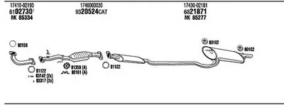 Система выпуска ОГ WALKER купить